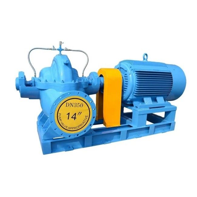 насос двустороннего всасывания одиночного этапа 22-1800kW, водяная помпа ISO9001 высокой подачи электрическая